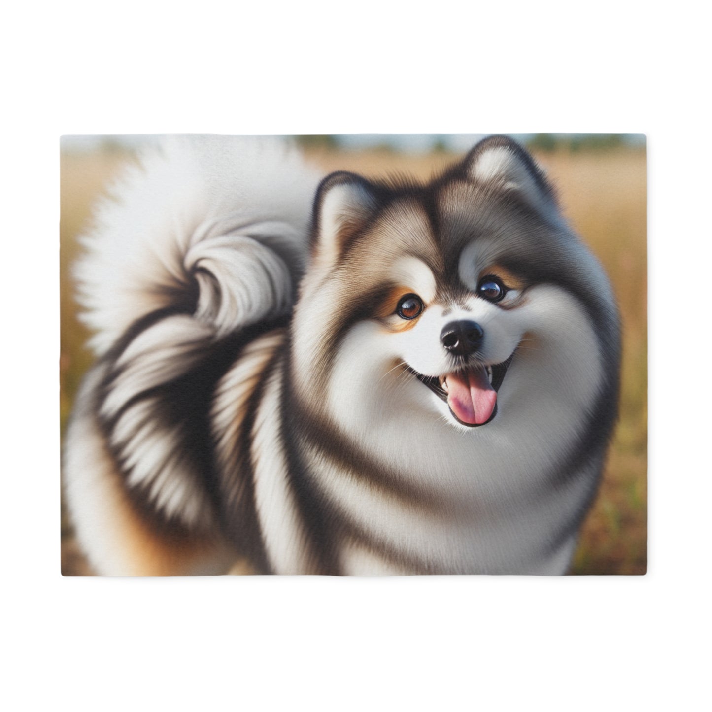 Pomsky Sweatshirt Blanket