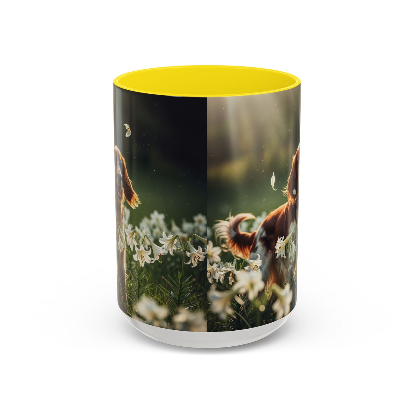 Irish Red and White Setter Accent Coffee Mug - Perfect Gift for Dog Lovers