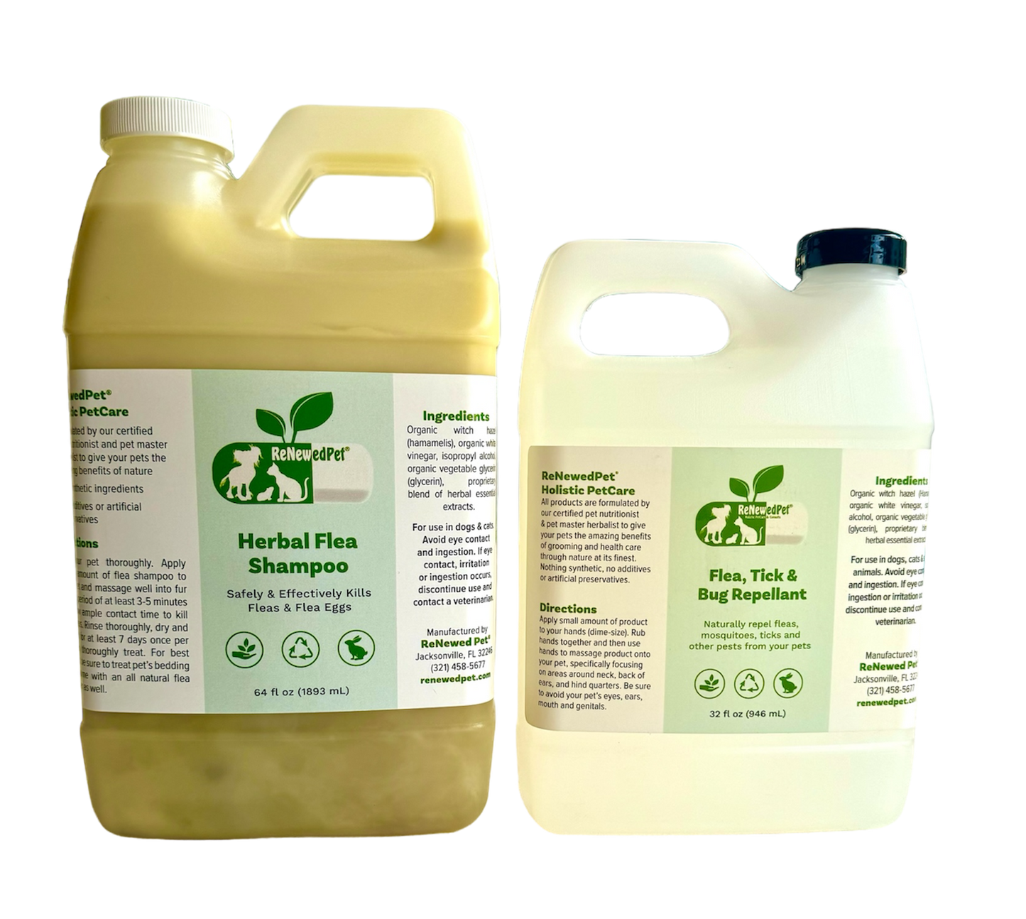 FLEA-X KIT: Champú antipulgas, repelente de pulgas y garrapatas