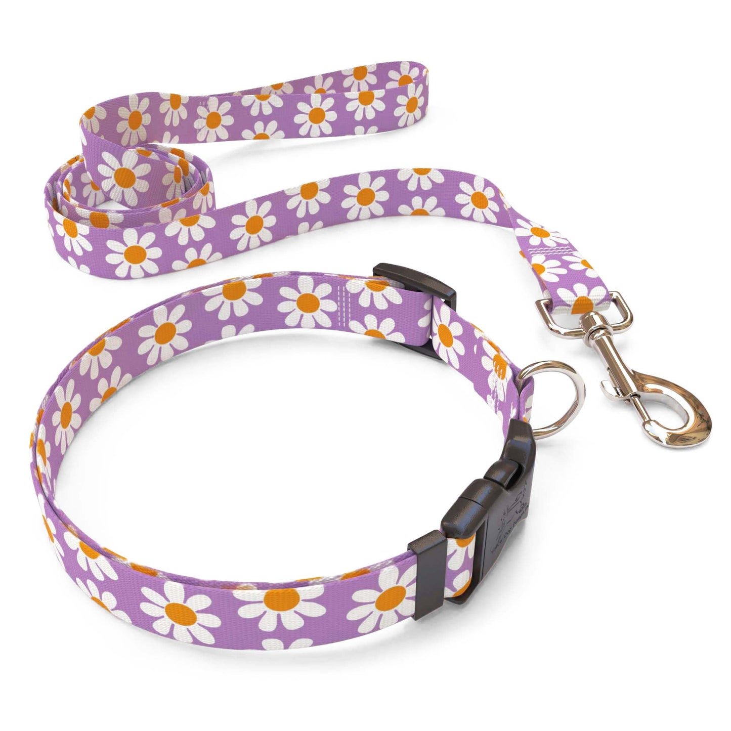 Collier pour chien Lavande Marguerite