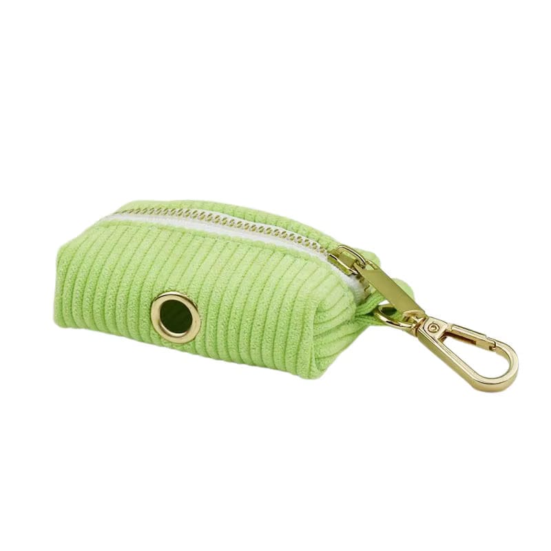 Ensemble classique en velours côtelé vert pomme personnalisé