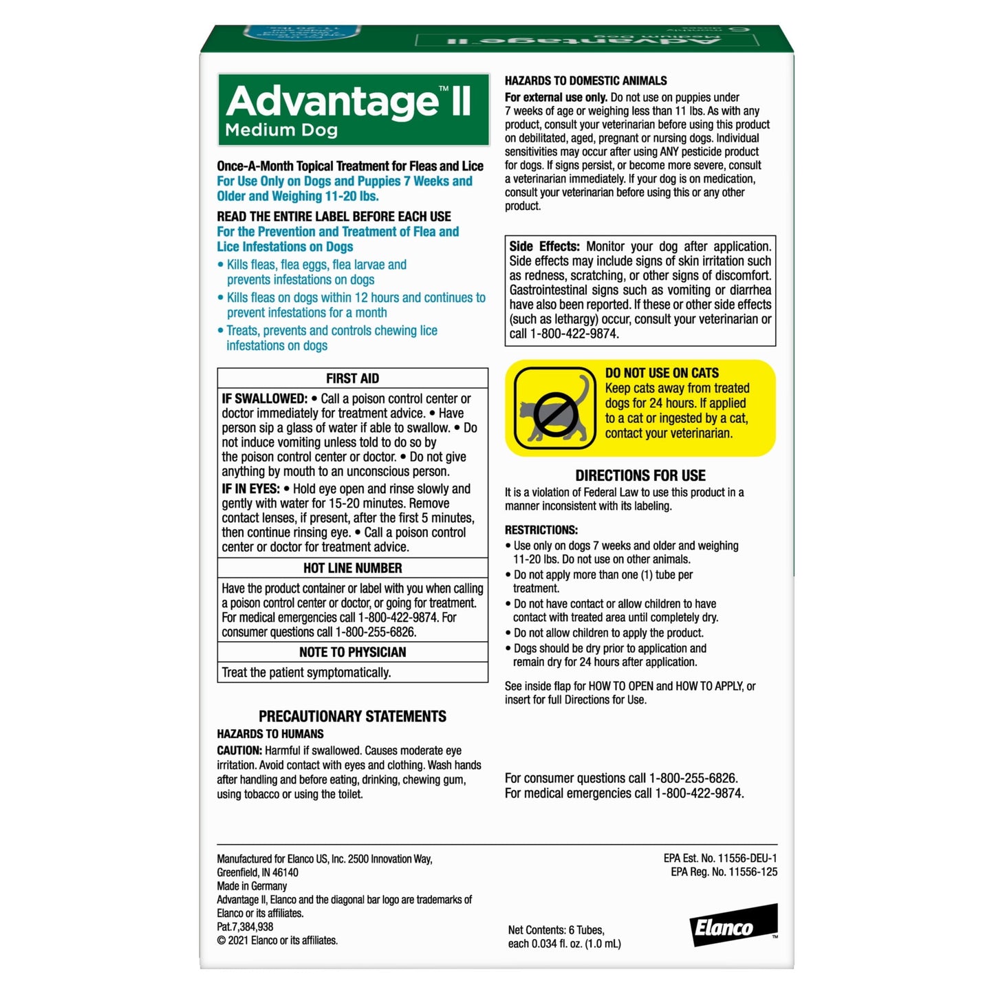 Prevención de pulgas recomendada por veterinarios para perros medianos de 5 a 9 kg (tratamientos semestrales)