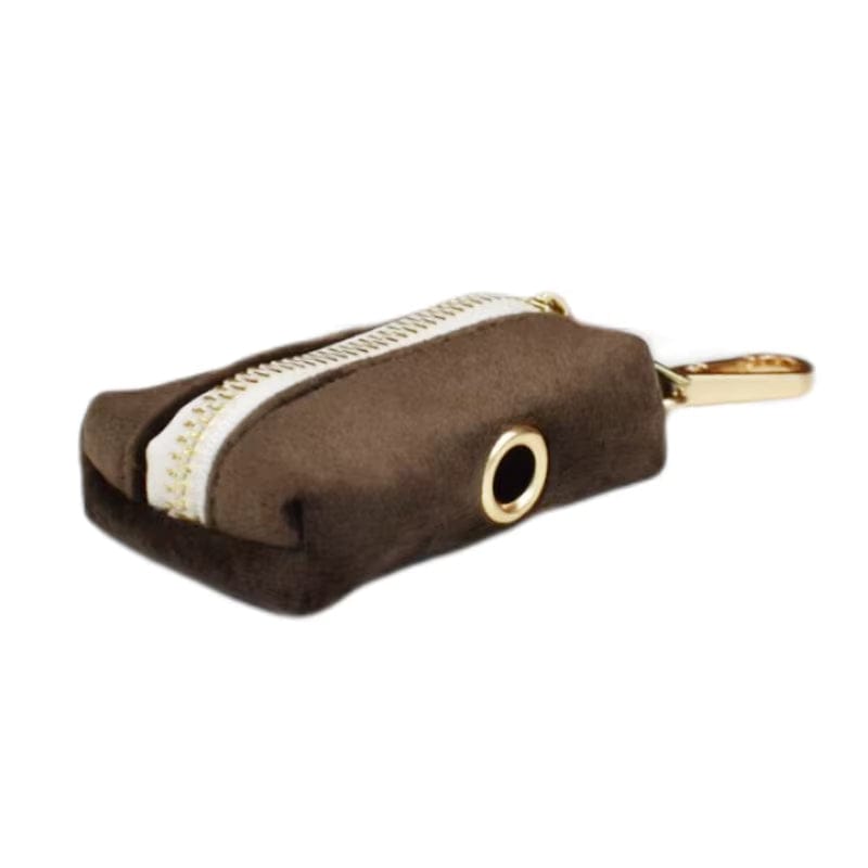 Ensemble classique personnalisé en velours marron foncé