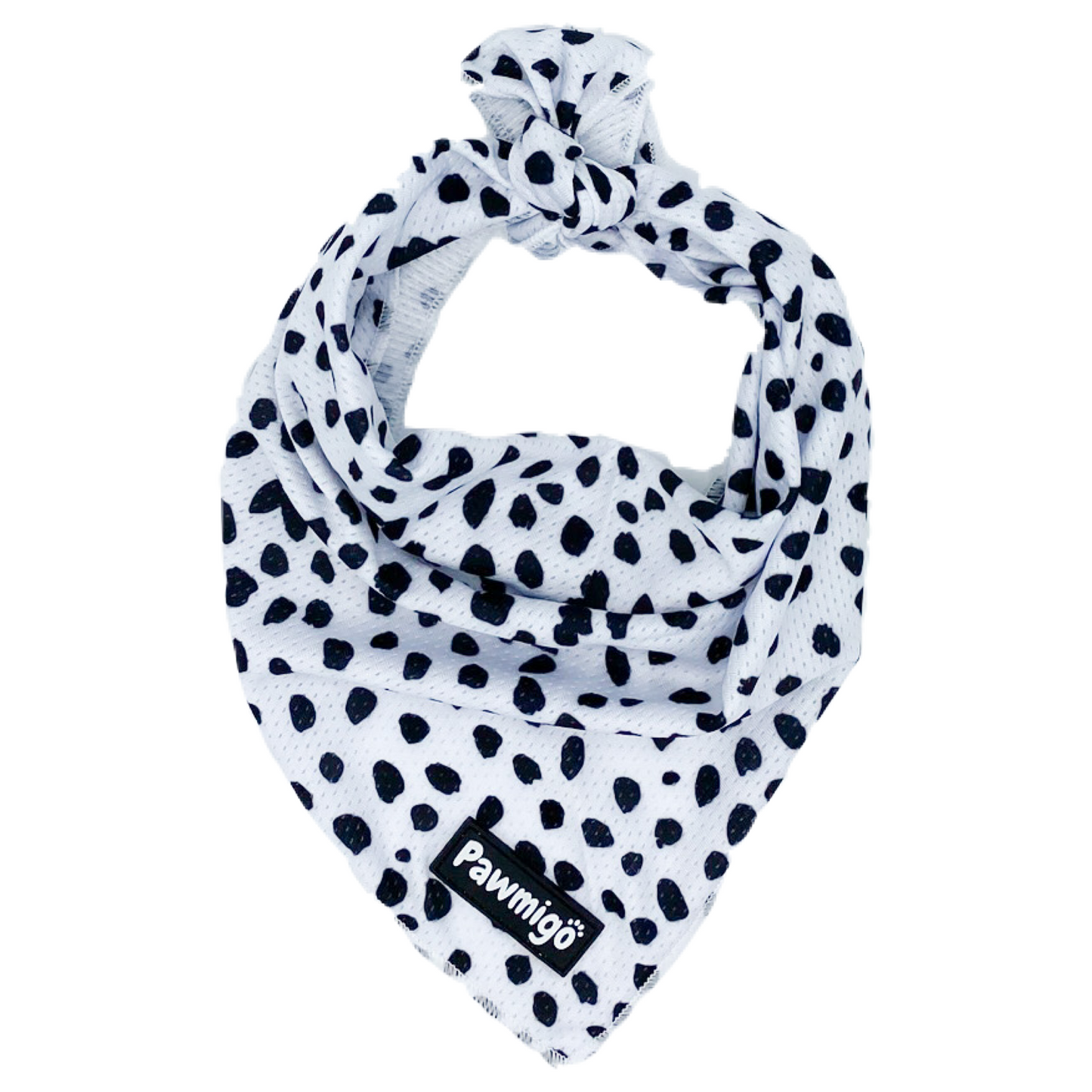 Bandana refrescante para perros con lunares