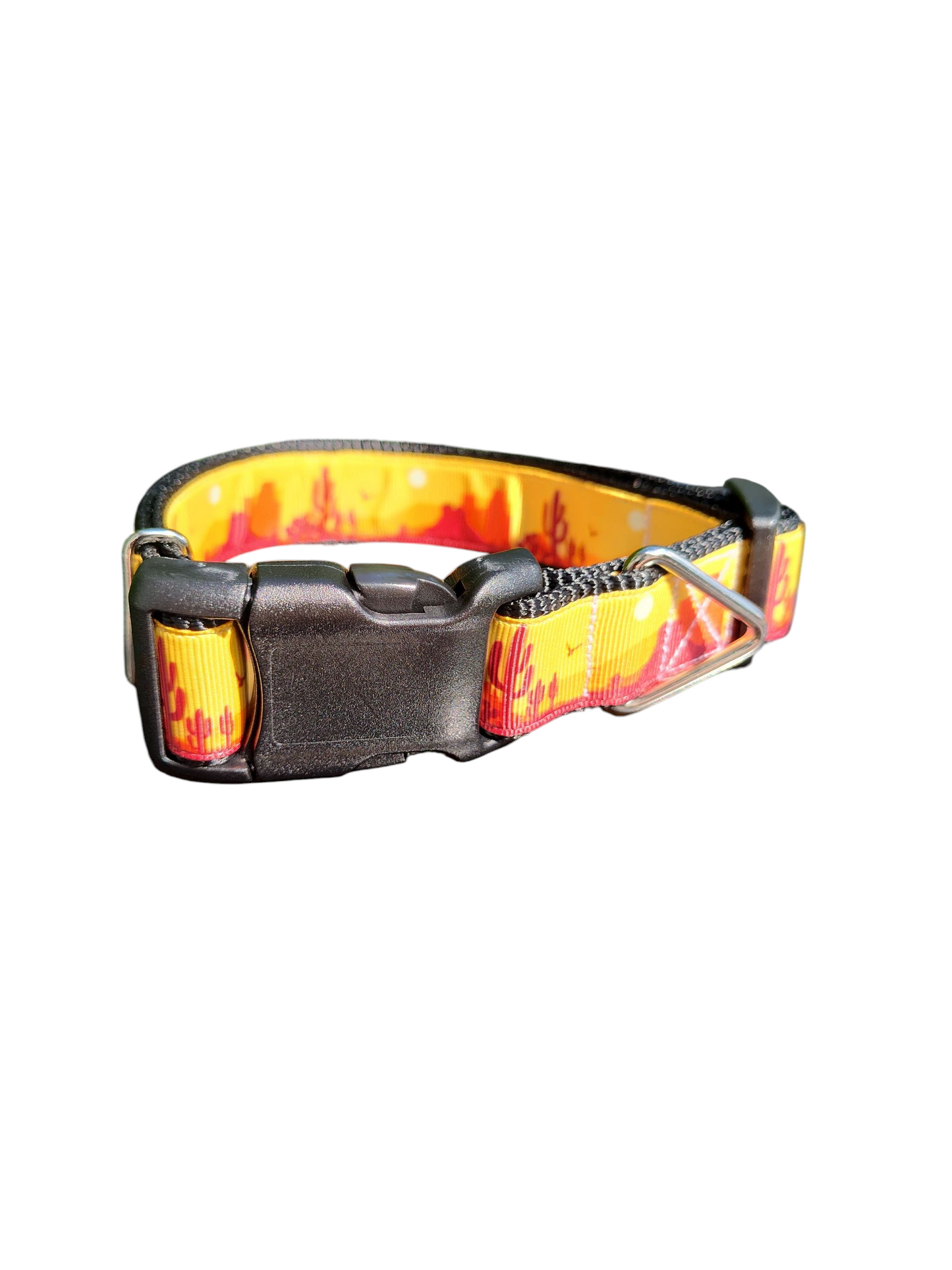 Collar de nailon para perro con paisaje desértico