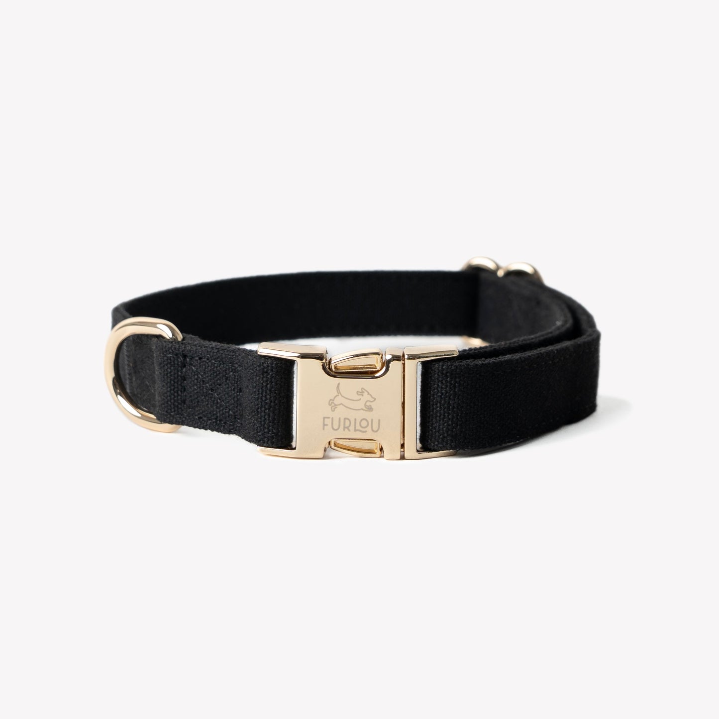 'Negro' - Collar de lona para perro