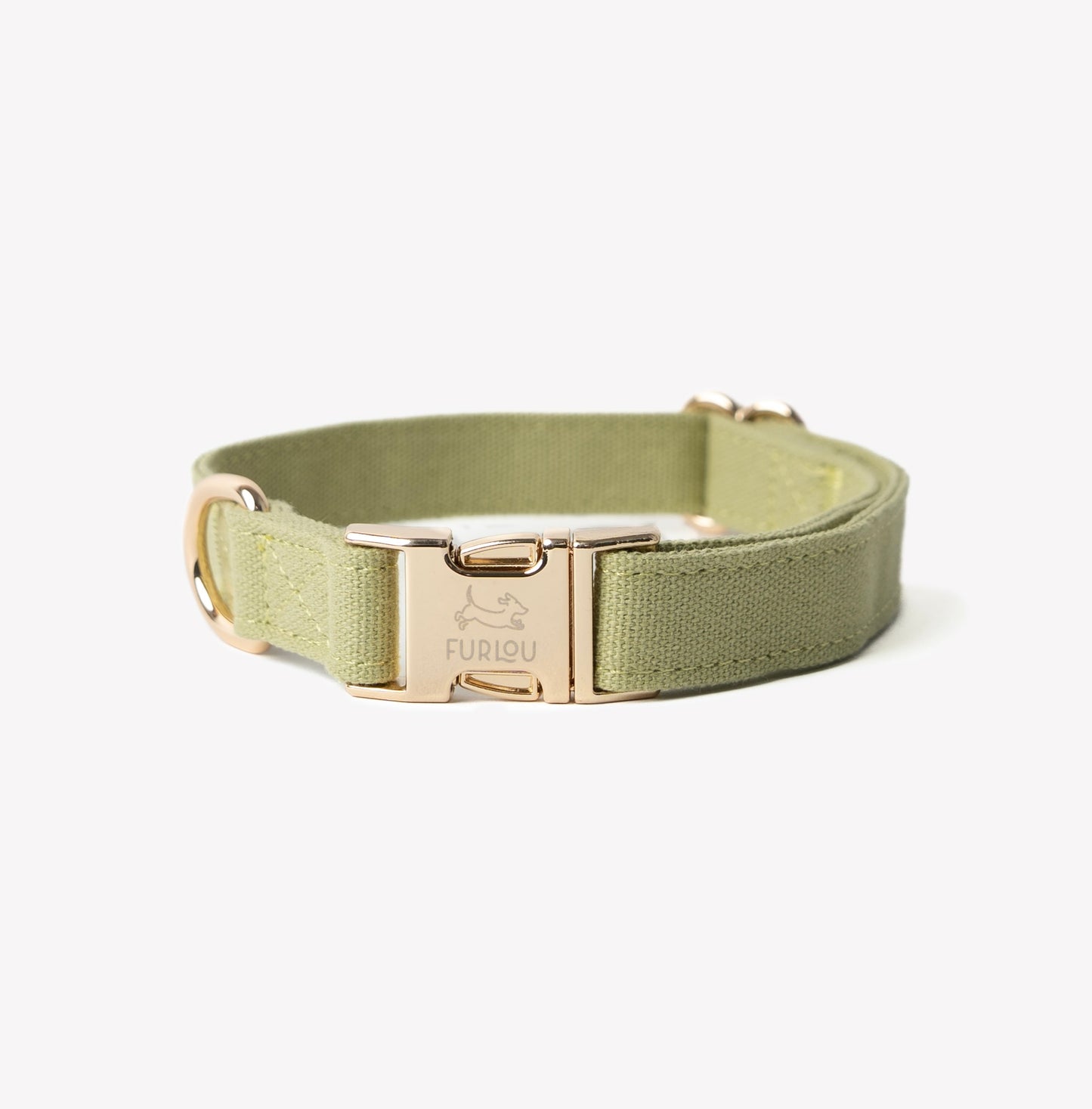 'Verde' - Collar de lona para perro