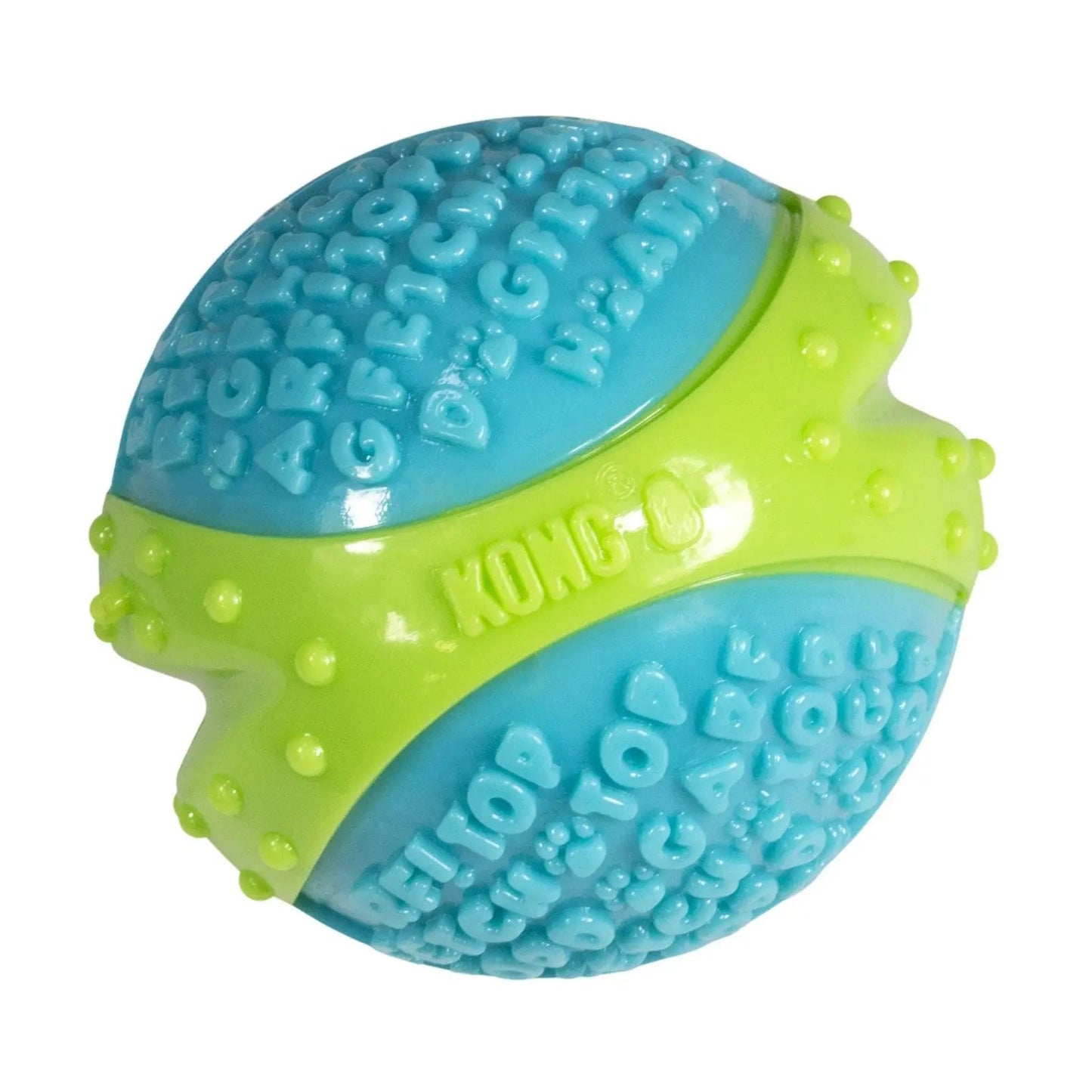Kong Corestrength Grande Balle à Mâcher Verte pour Chiens - Jouet de Soin Dentaire à Lancer
