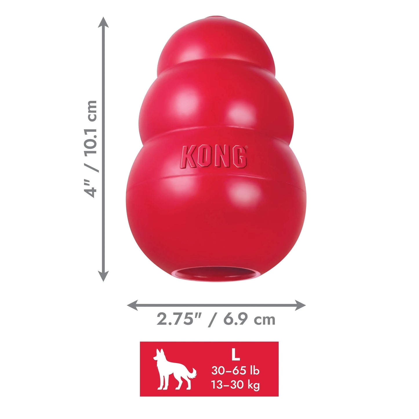 Jouet à mâcher classique pour chien, grand format