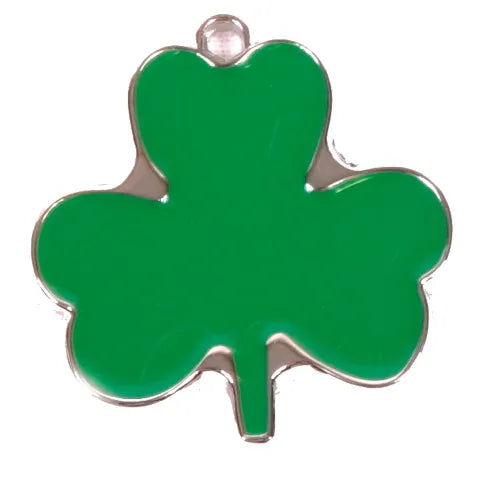 Médaille d'identification pour chien trèfle irlandais - Gravure
