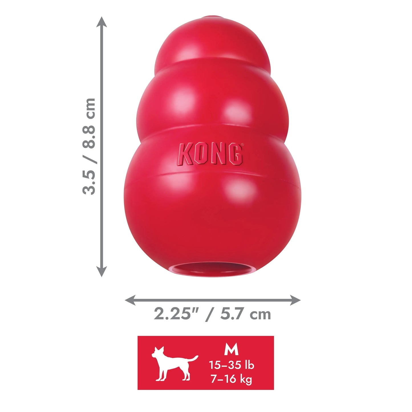 ® Juguete masticable clásico para perros, mediano