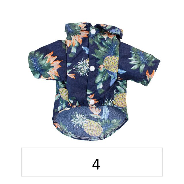 Camisas hawaianas para mascotas