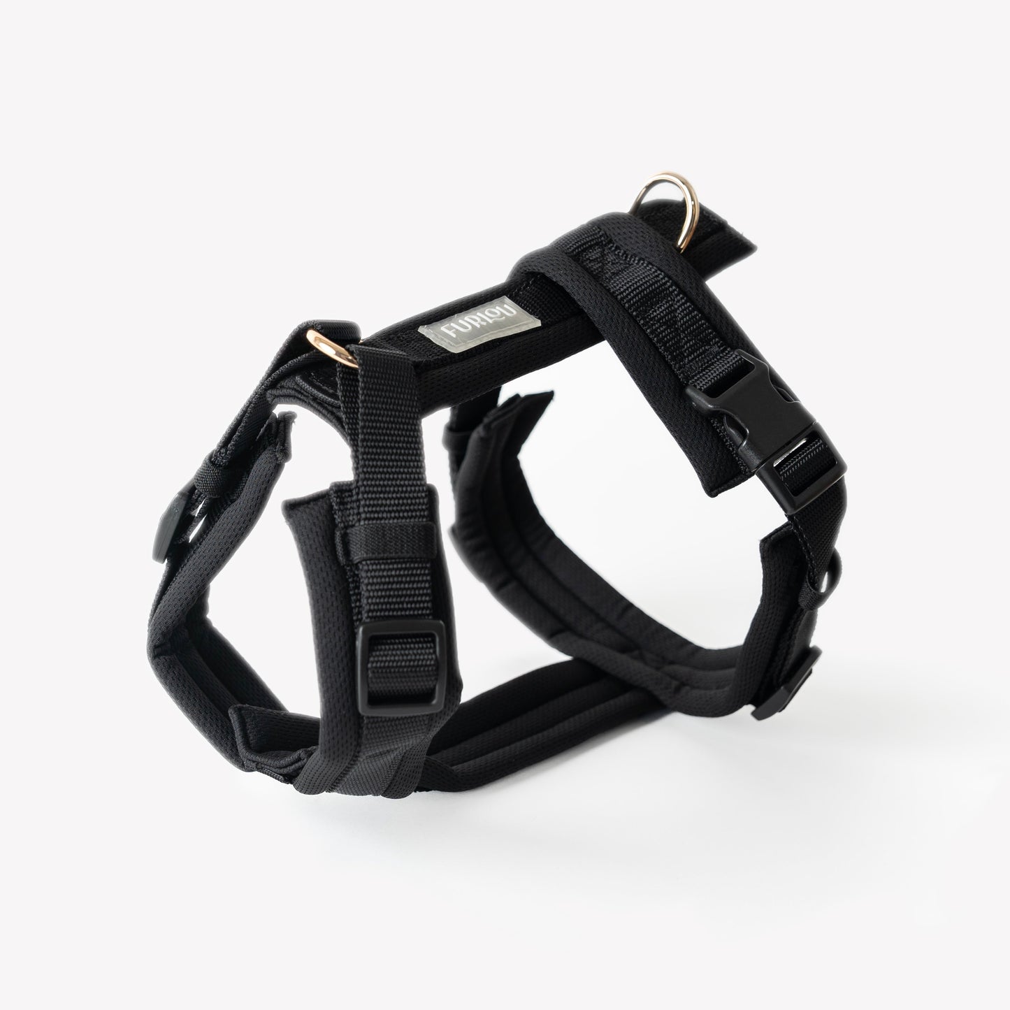 Negro - Arnés cómodo para perros