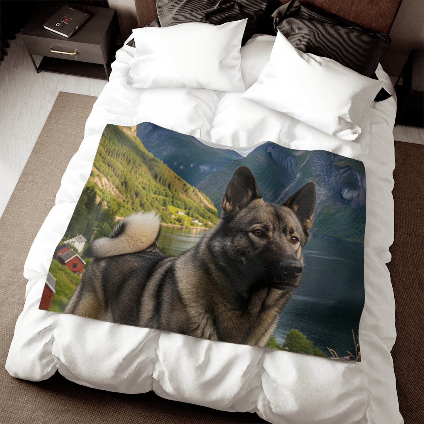 Norwegian Elkhound Blanket