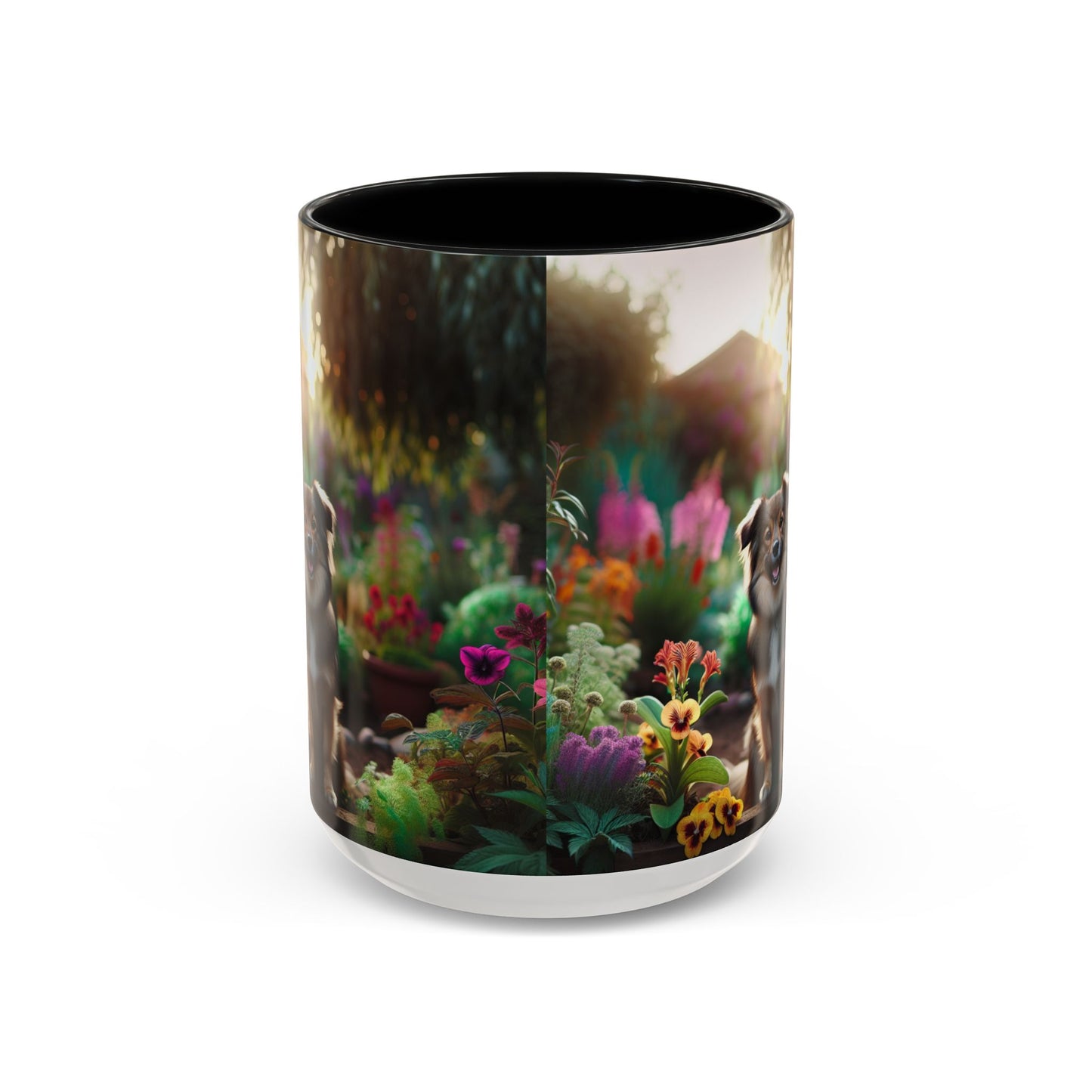 Taza de café con orquídea inca peruana: el regalo perfecto para los amantes de los perros.