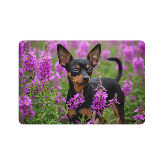 Pet Food Mat (12x18) - English Toy Terrier