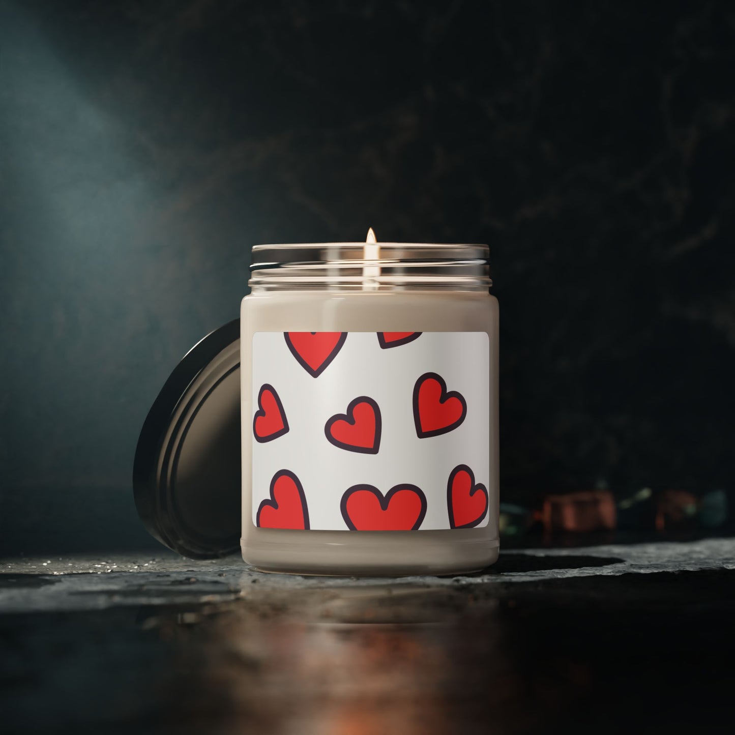 Hearts- Scented Soy Candle, 9oz