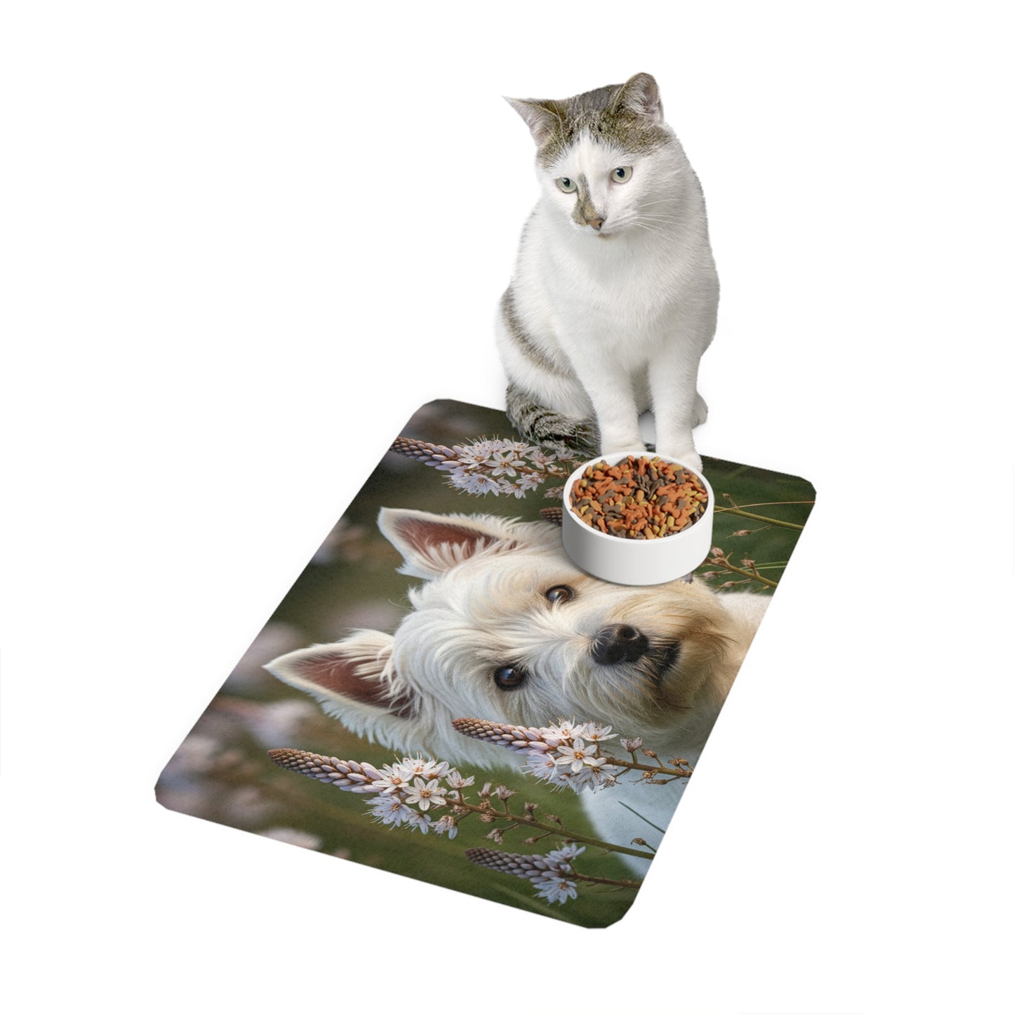 Pet Food Mat (12x18) - West Highland White Terrier