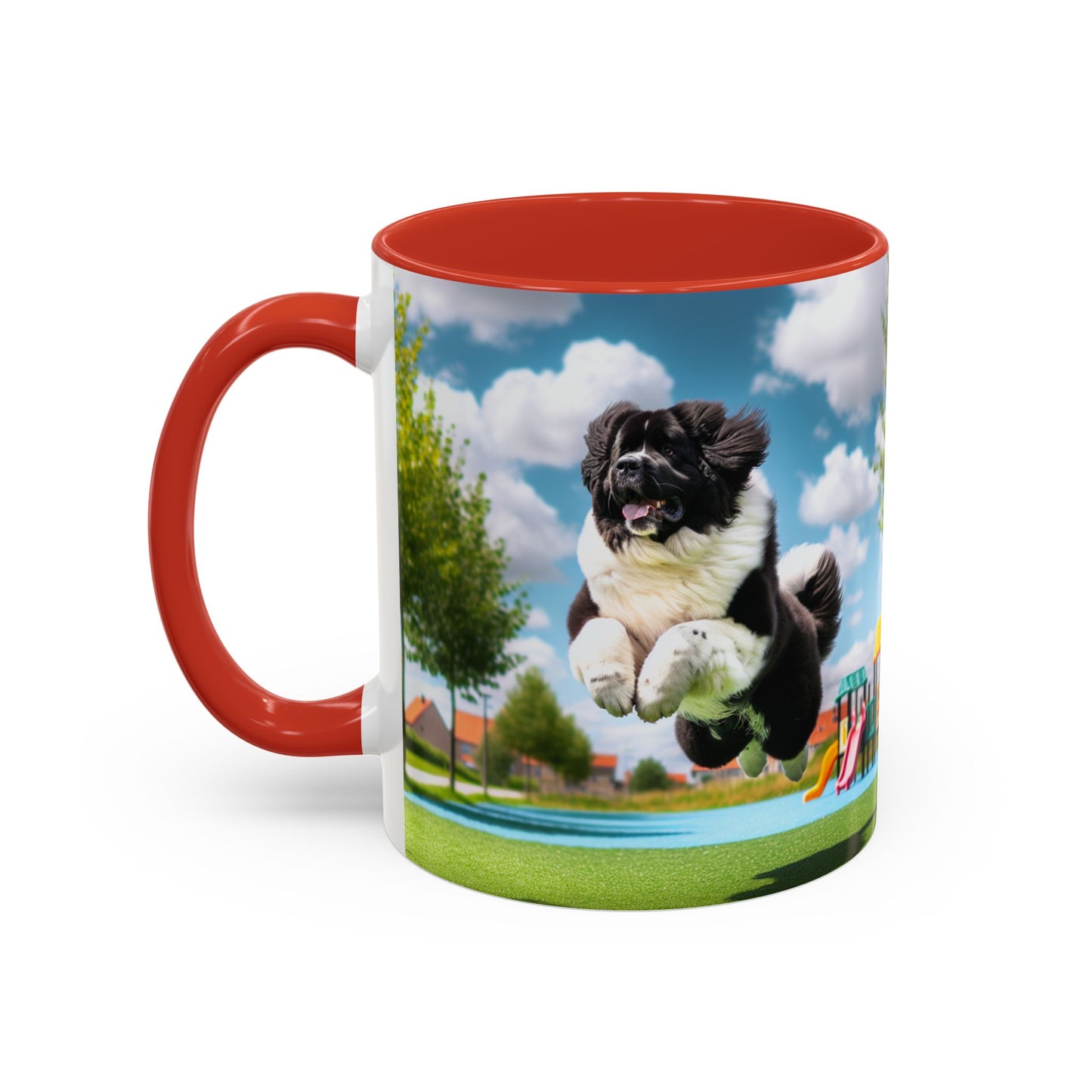 Taza de café con acento Landseer: el regalo perfecto para los amantes de los perros