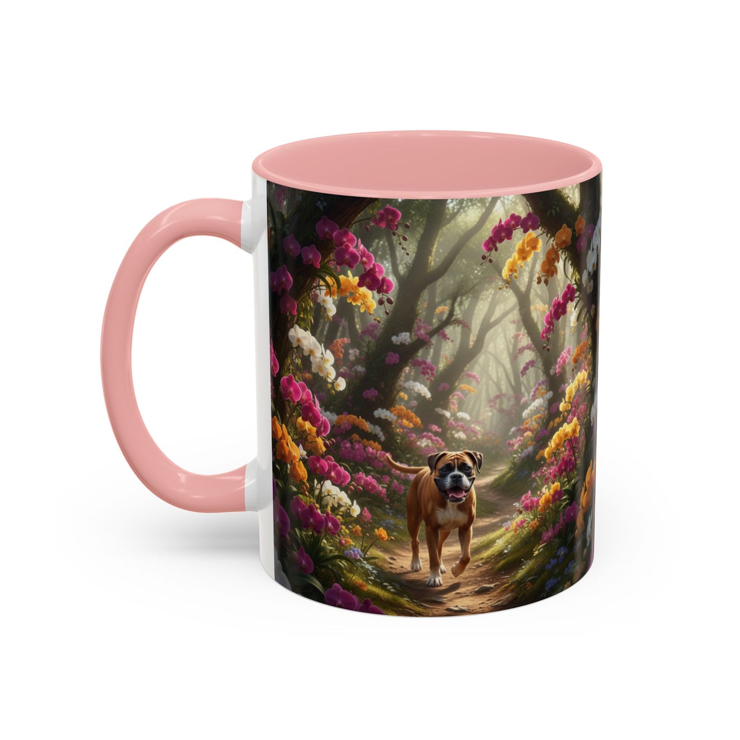 Boxer Accent Mug – Ceramic Coffee Cup