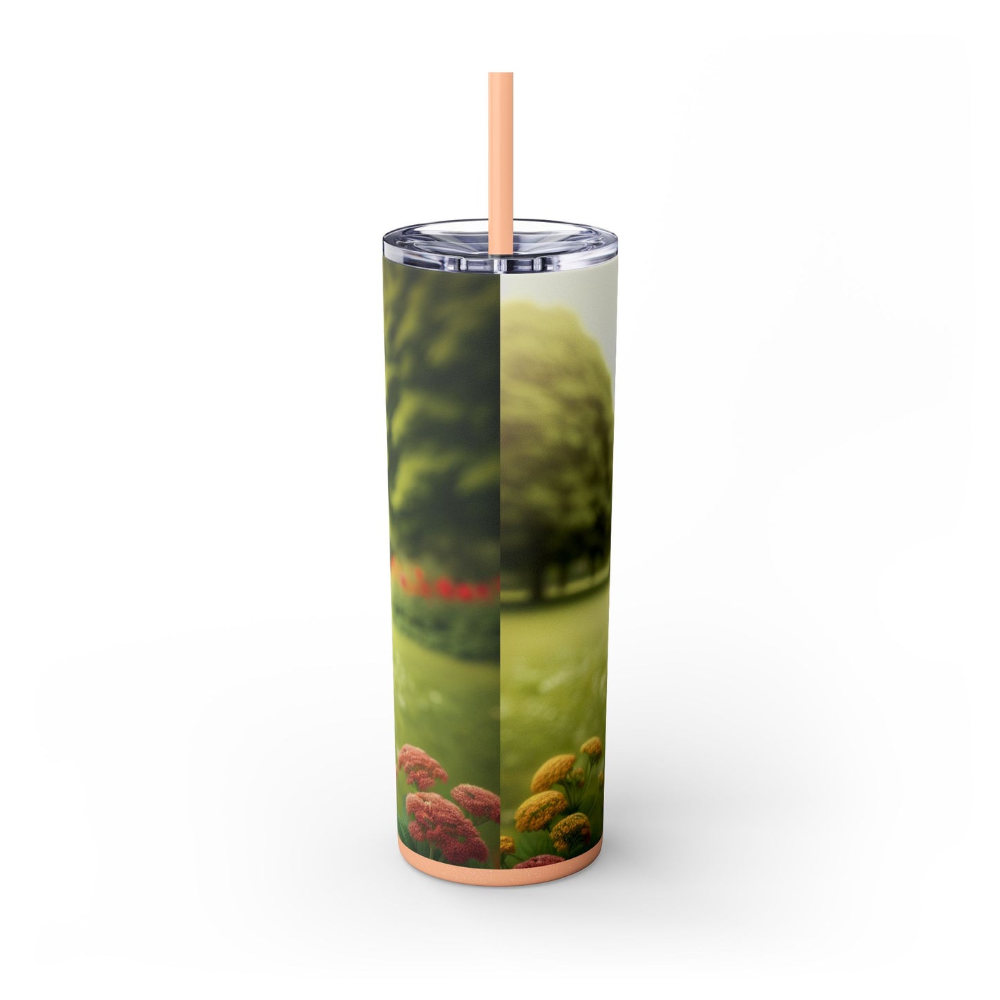 Manchester Terrier Skinny Tumbler with Straw, 20oz