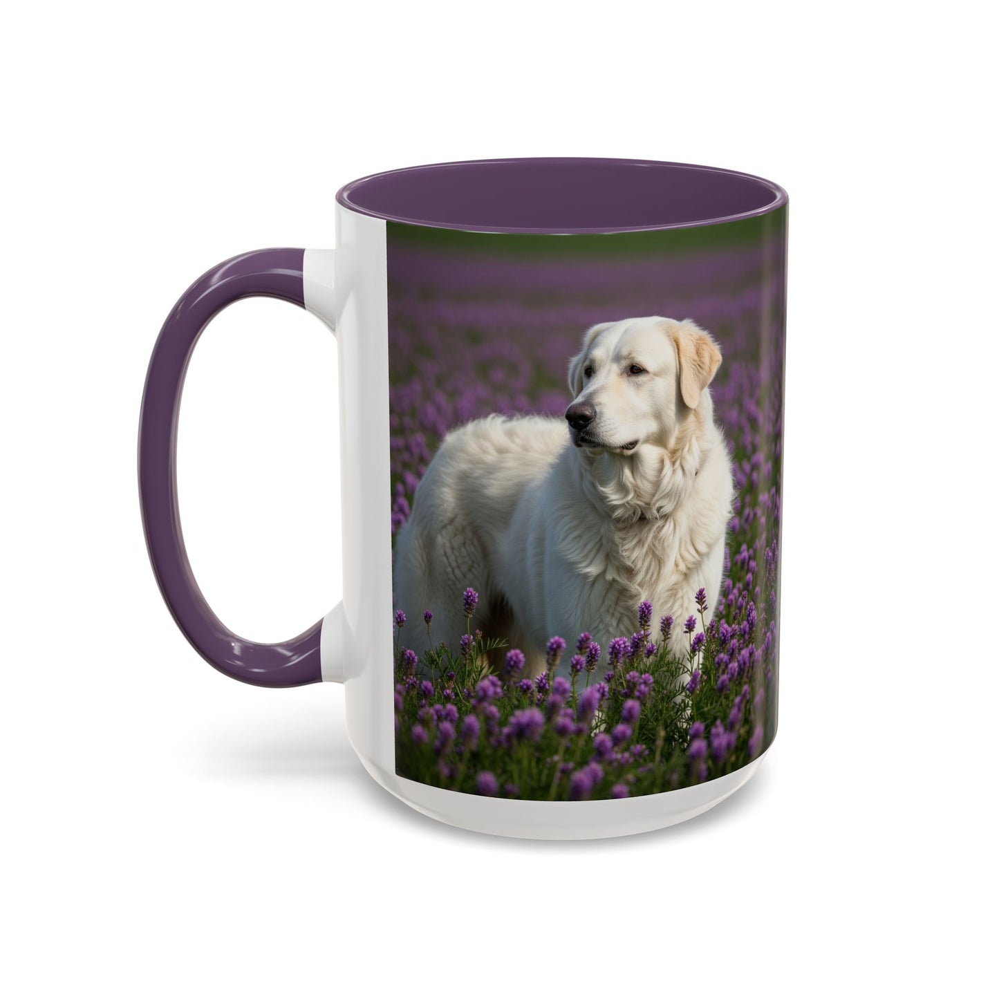 Taza de café con acento Kuvasz: regalo perfecto para los amantes de los perros