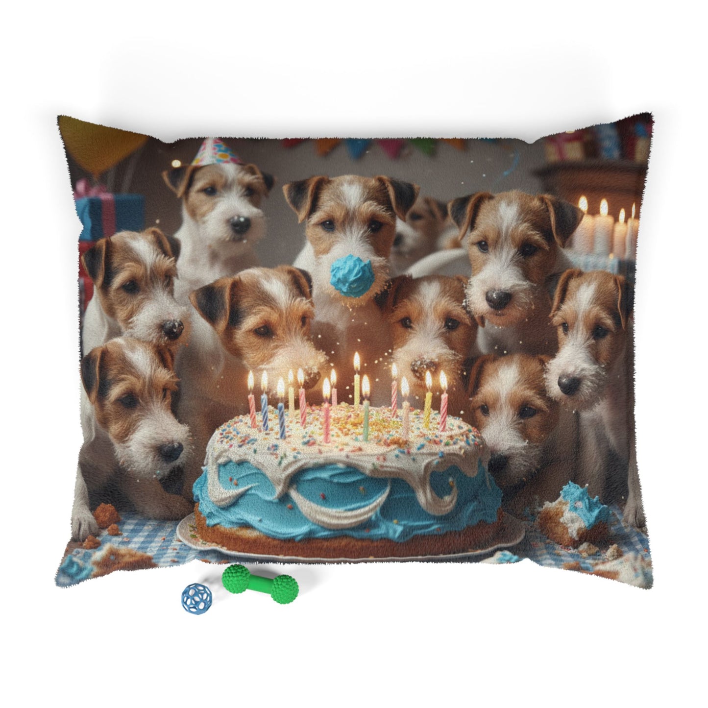 Birthday Party Puppies Pet Bed
