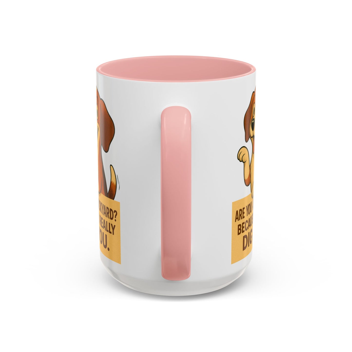 Backyard Dig Accent Coffee Mug - Perfect Gift for Dog Lovers