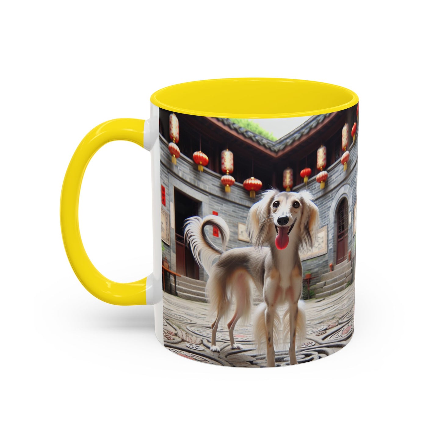 Chinese Saluki Accent Coffee Mug - Perfect Gift for Dog Lovers