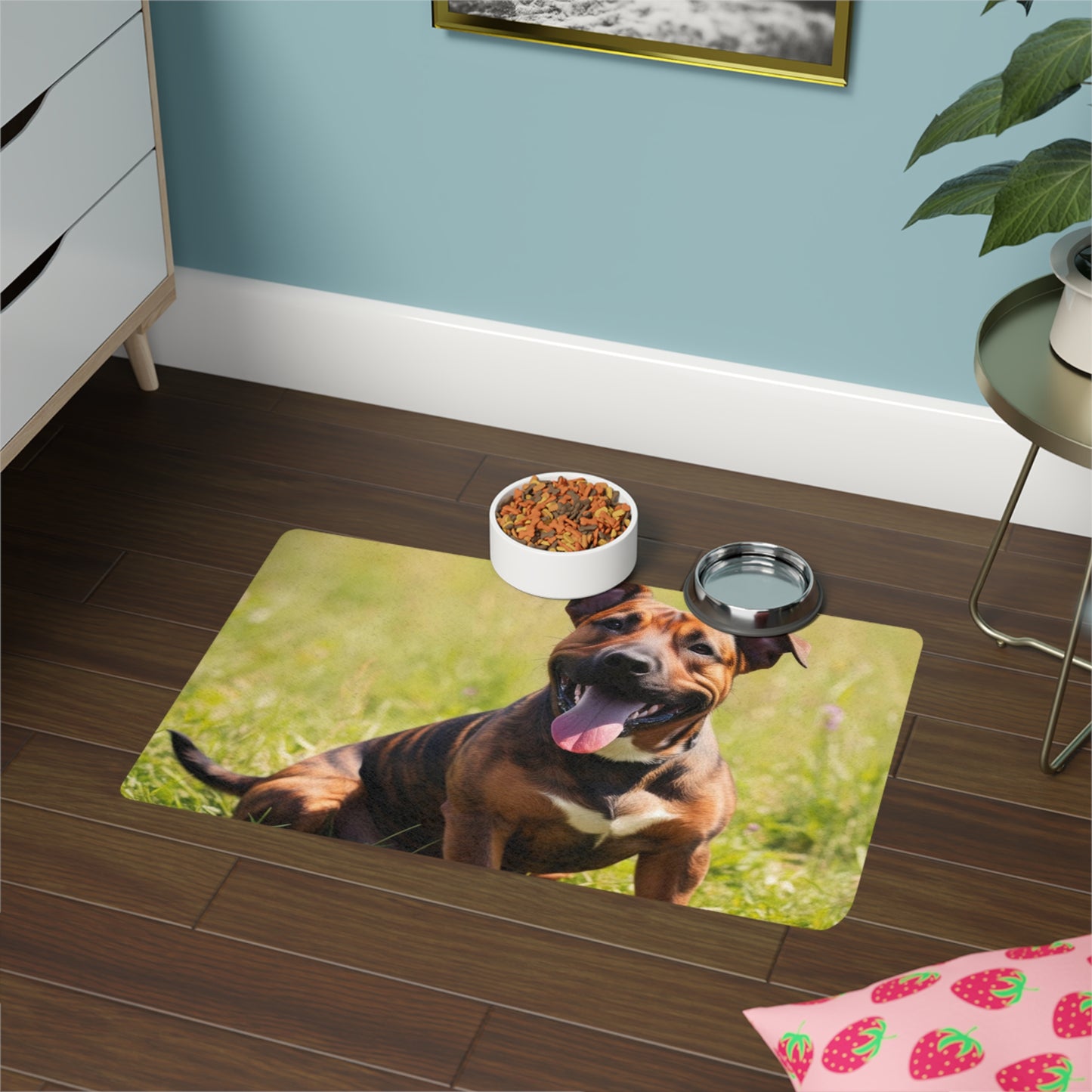 Pet Food Mat (12x18) - American Staffordshire Terrier