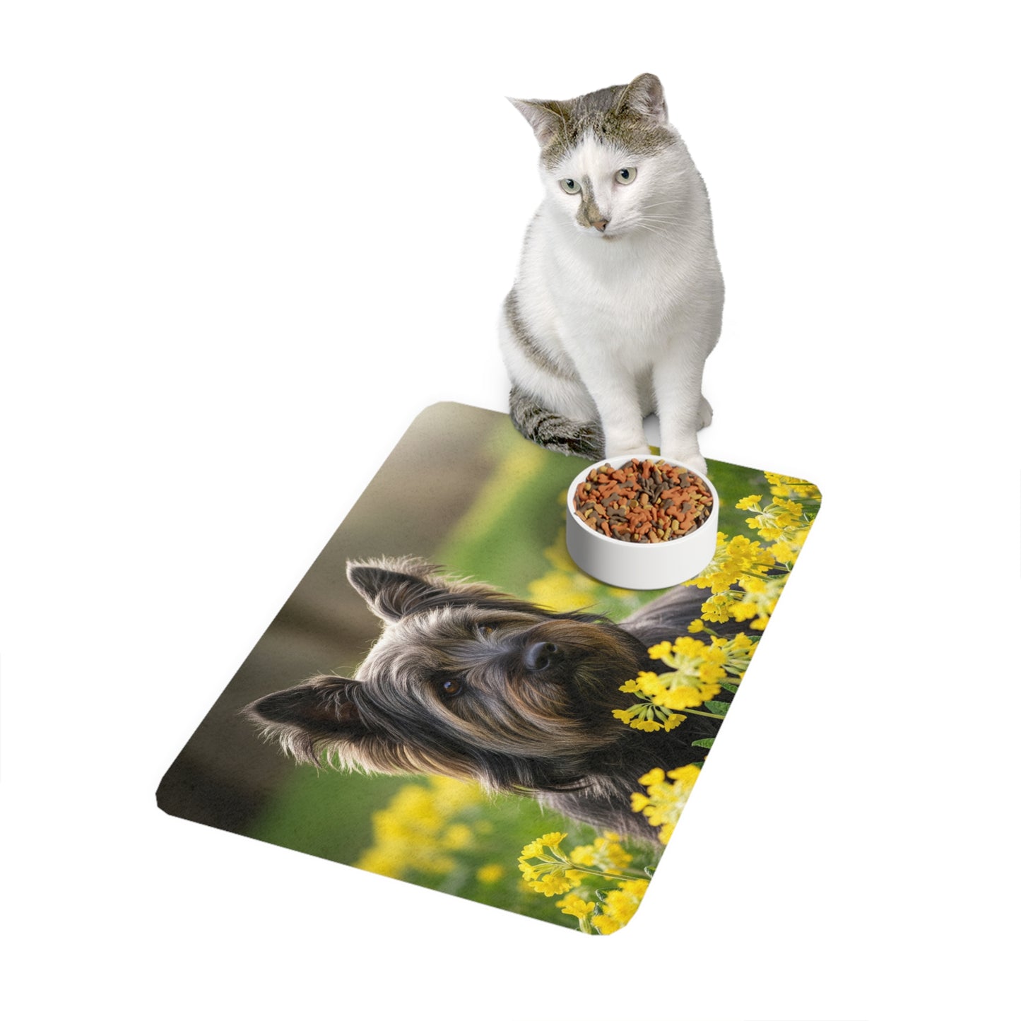Pet Food Mat (12x18) - Skye Terrier