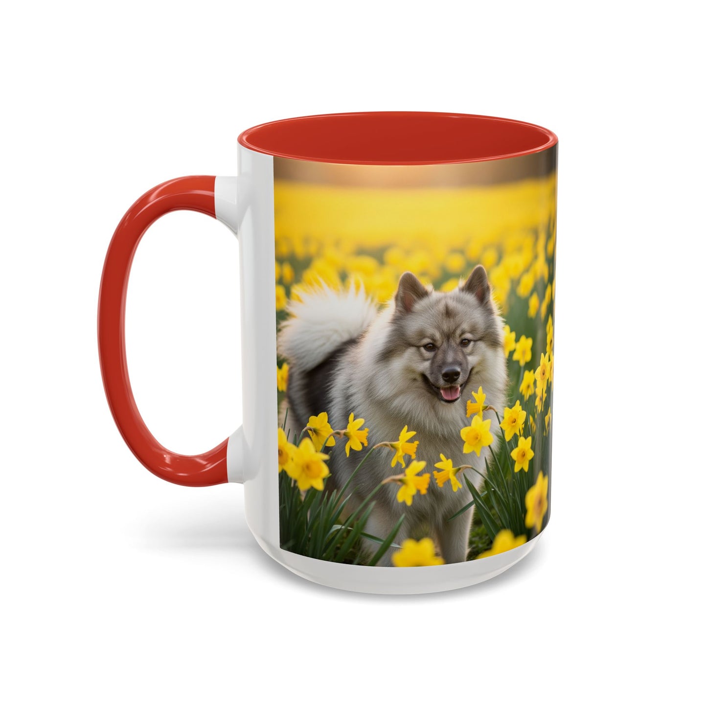 Taza con detalles de Keeshond: el regalo perfecto para los amantes de los perros