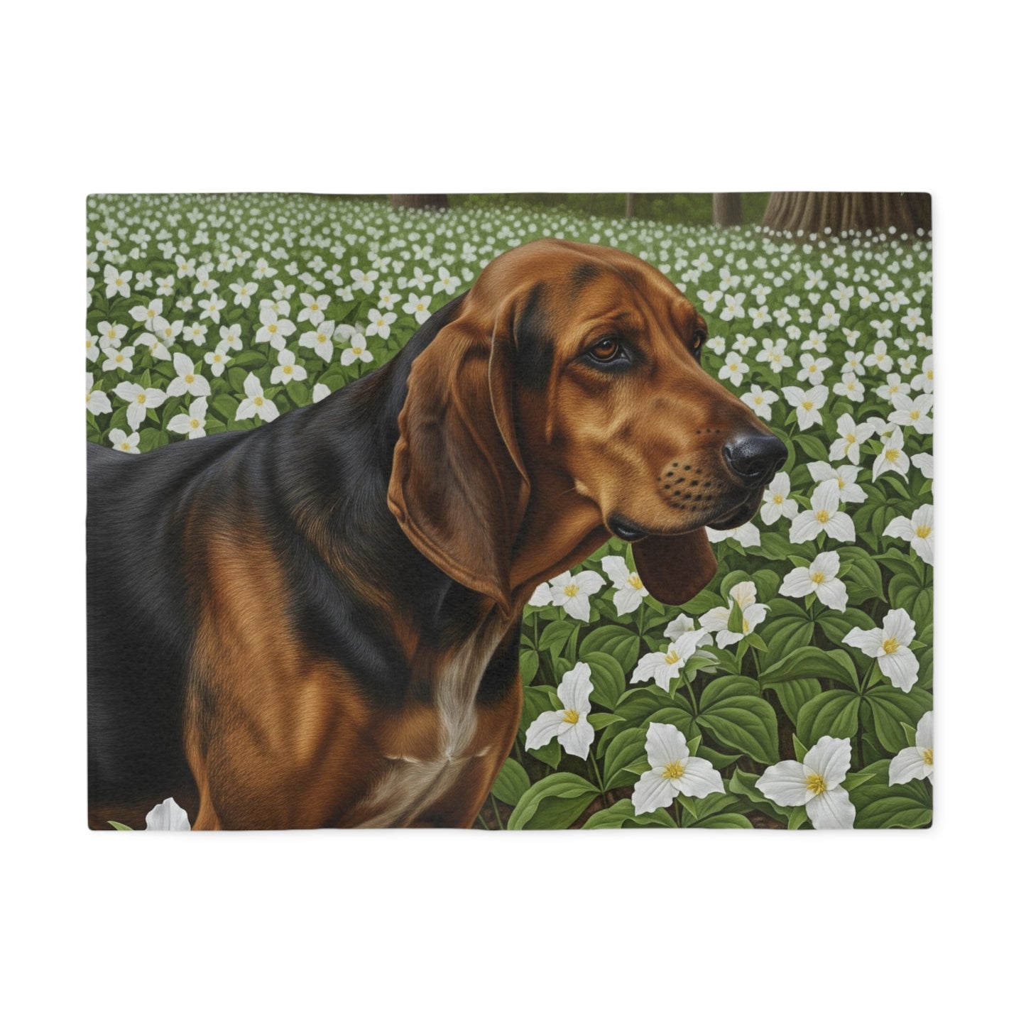 Treeing Walker Coonhound Sweatshirt Blanket