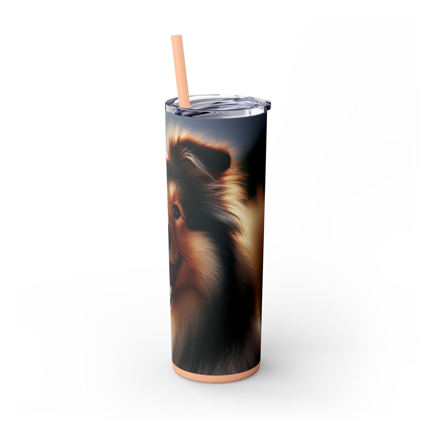 Vaso Collie con pajita, 20 oz
