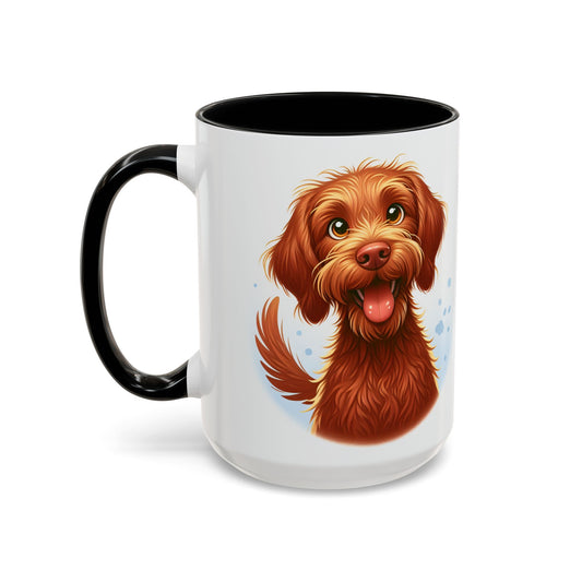 Hungarian Wirehaired Vizsla Accent Coffee Mug - Perfect Gift for Dog Lovers