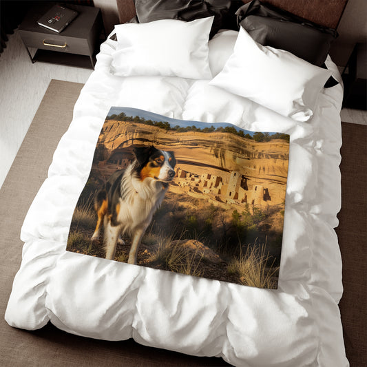 English Shepherd Dog Blanket
