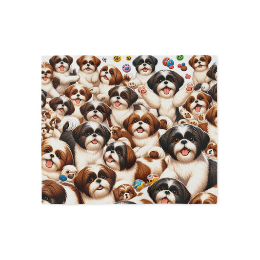 Shih Tzu Sweatshirt Blanket