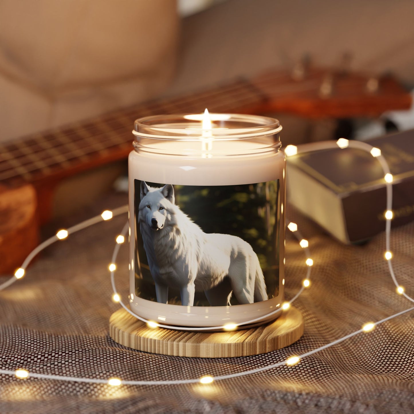 White Wolf- Scented Soy Candle, 9oz