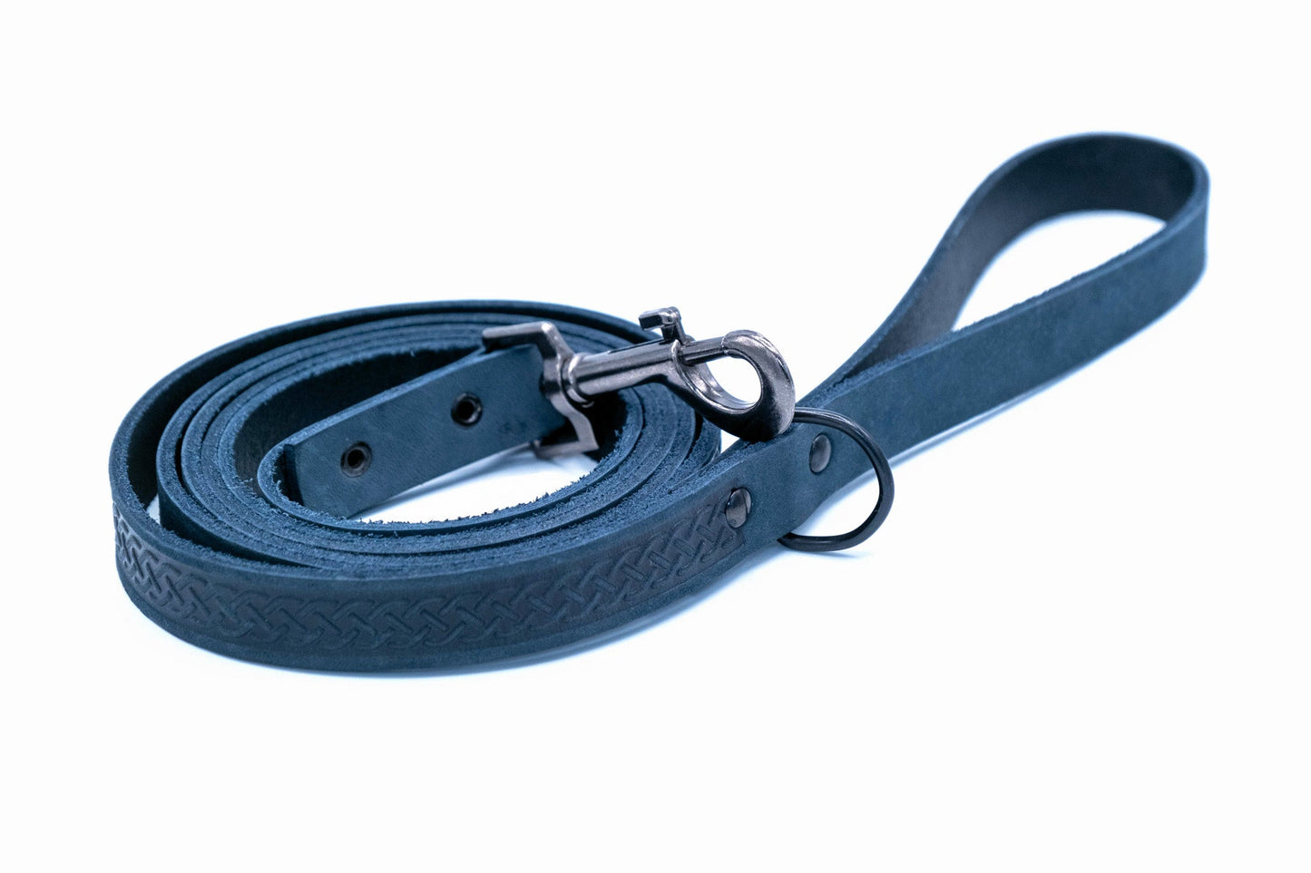 Correa de cuero para perro Celtic Sport Blue Jeans 