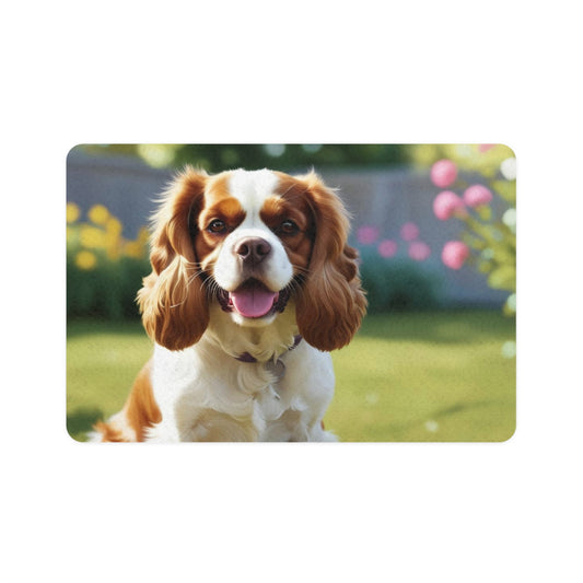 Pet Food Mat (12x18) - King Charles Spaniel