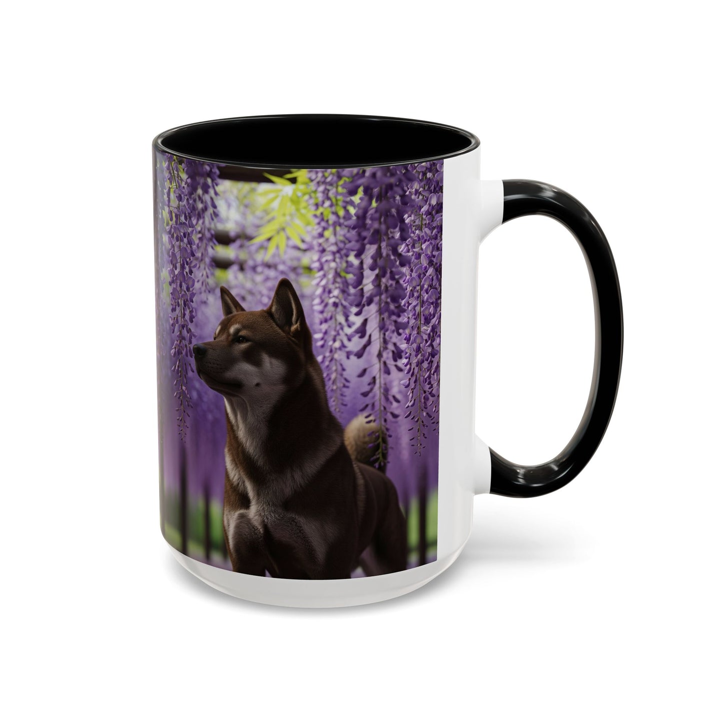 Mug à café Shikoku Accent - Cadeau idéal pour les amoureux des chiens