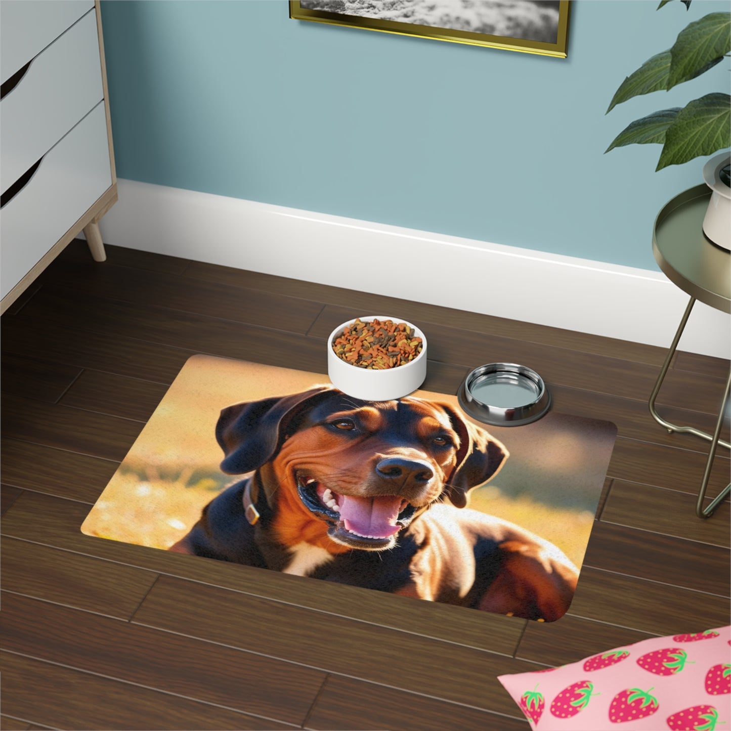 Pet Food Mat (12x18) - Rhodesian Ridgeback