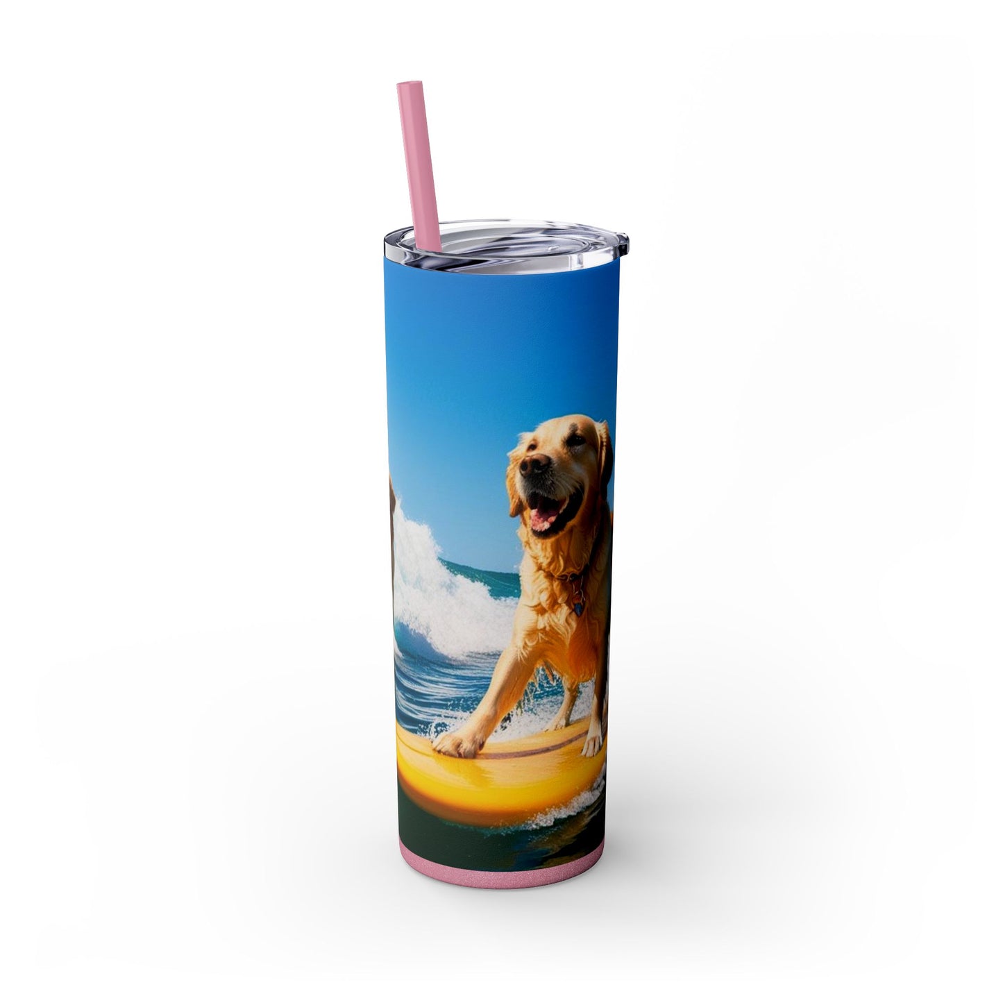 Surf Dogs Tumbler with Straw, 20oz