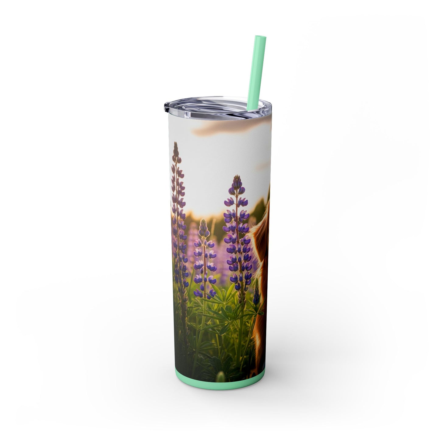Nova Scotia Duck Tolling Retriever Skinny Tumbler with Straw, 20oz