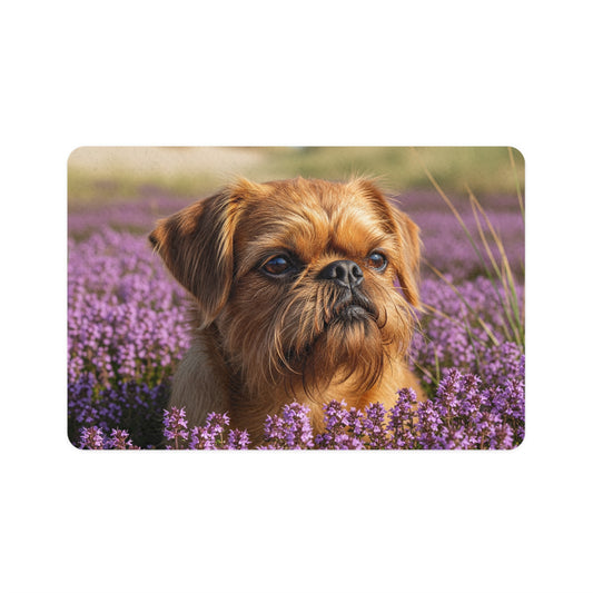 Pet Food Mat (12x18) - Griffon Bruxellois