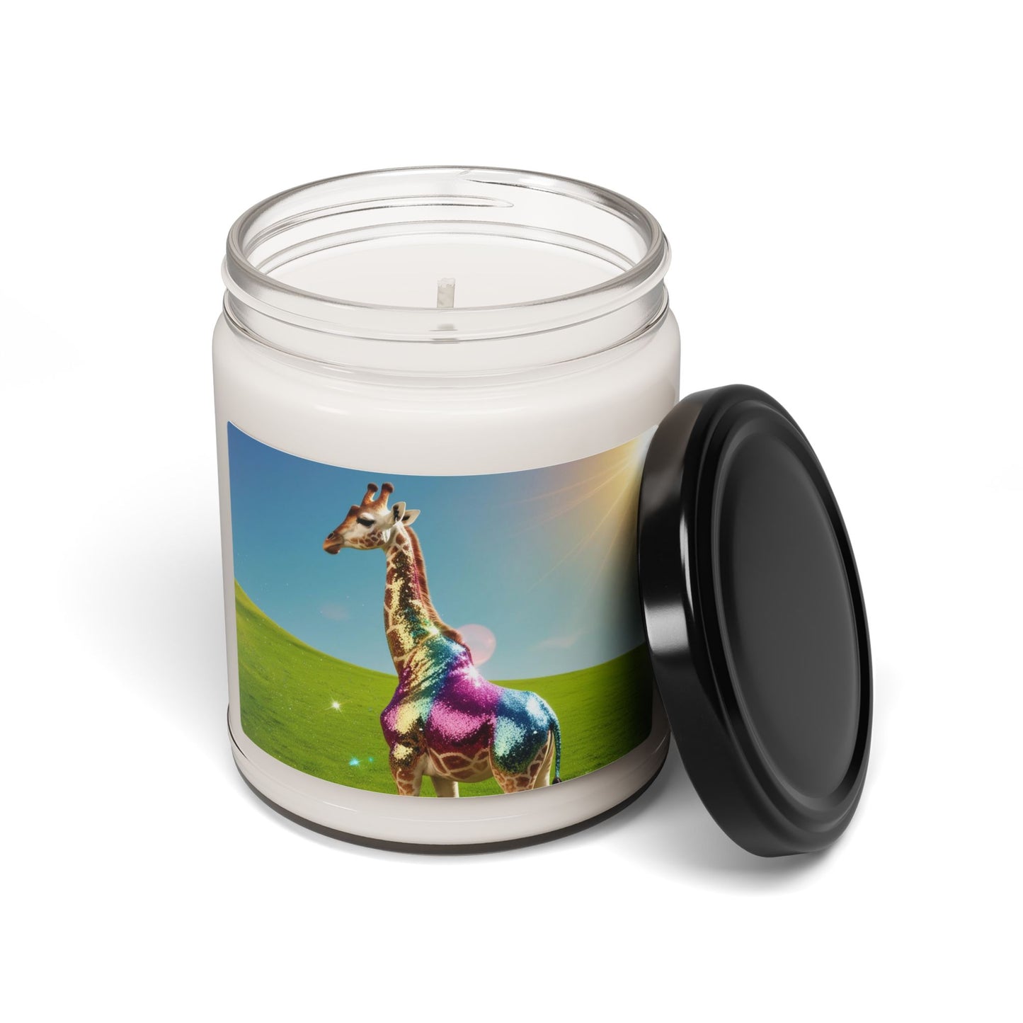 Rainbow Giraffe- Scented Soy Candle, 9oz