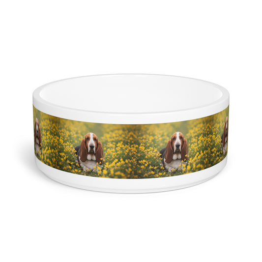 Basset Hound Pet Bowl