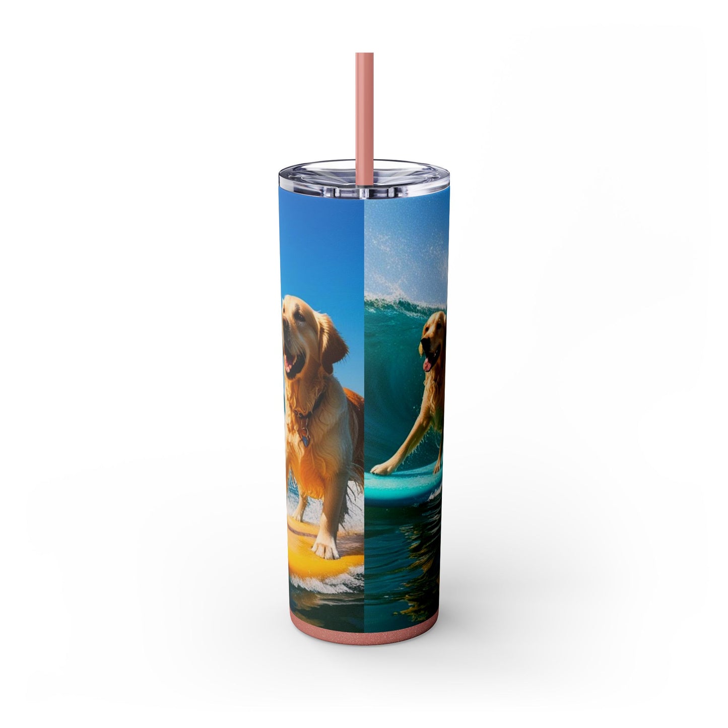 Surf Dogs Tumbler with Straw, 20oz