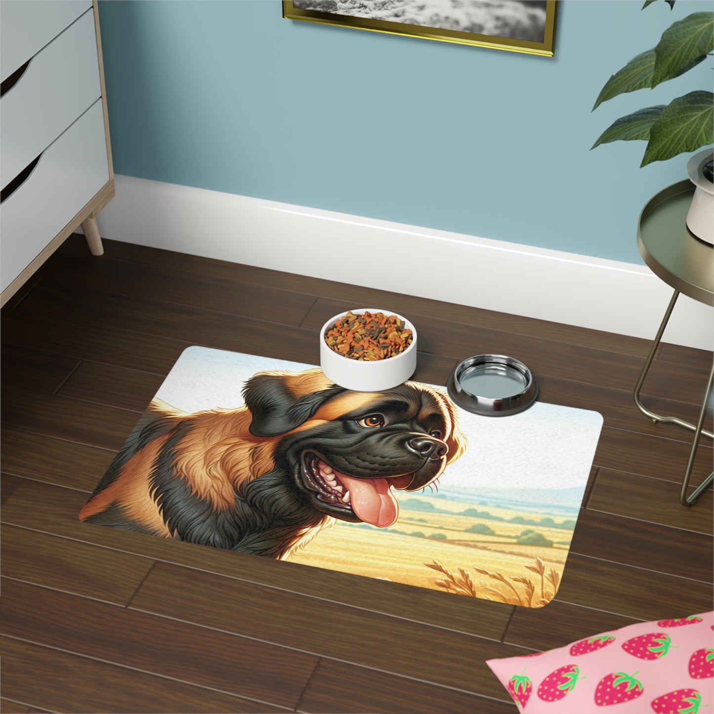 Pet Food Mat (12x18) - Spanish Mastiff