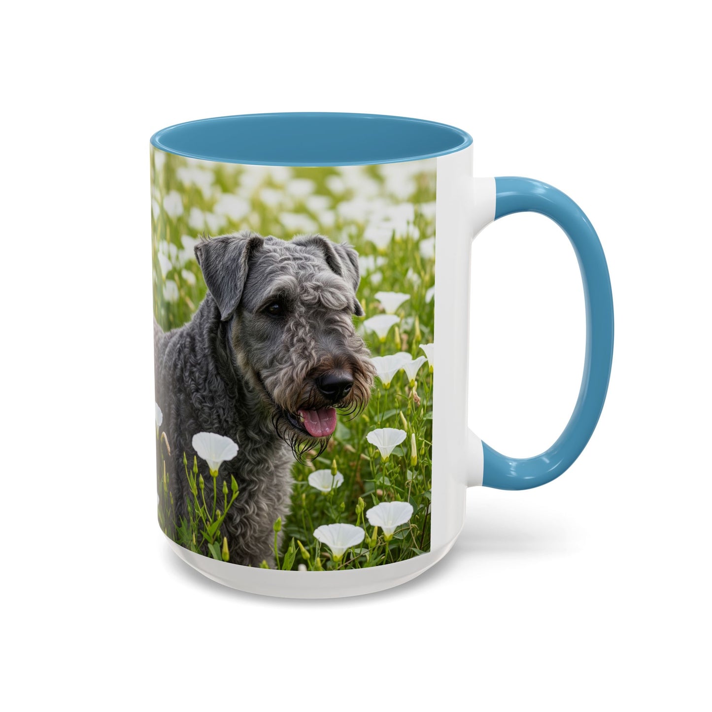 Taza de café con diseño de Kerry Blue Terrier: el regalo perfecto para los amantes de los perros.